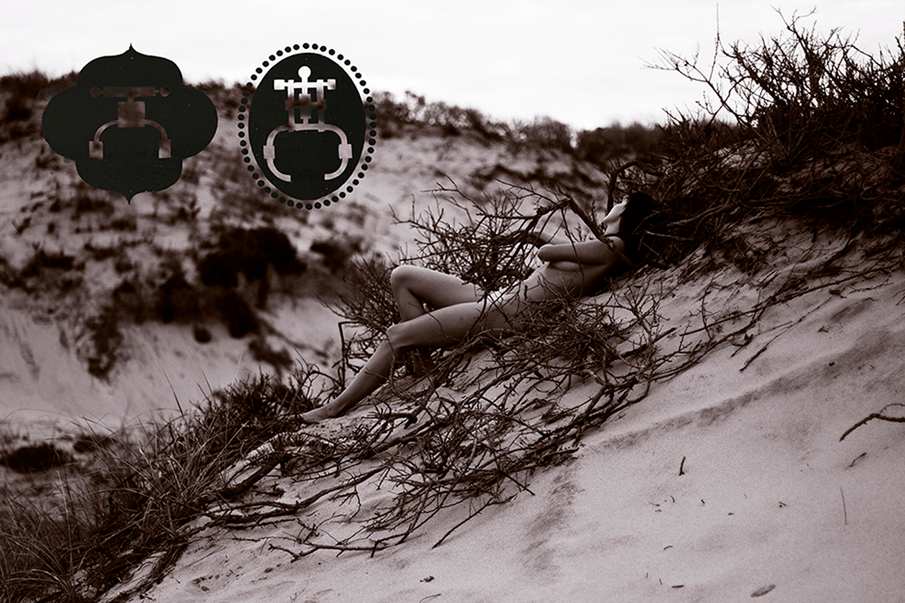 Dream of Love: A study of longing, surrender and stillness, where the figure dissolves into an endless landscape of sand and wind.
