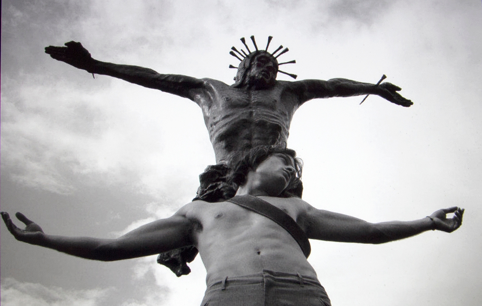 If You Want to See God, Look in the Mirror: A ritualistic composition that transforms the figure into something both divine and deeply human, blurring the line between sculpture and spirit.
